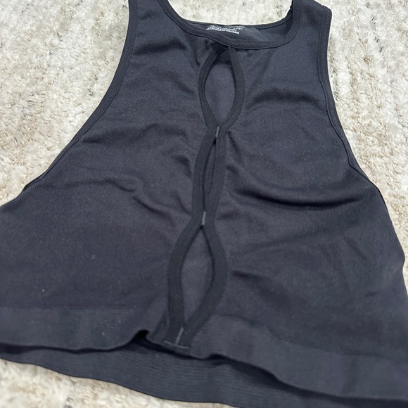 Out From Under Violetta Seamless Cutout Bra Top Black - Picture 4 of 5